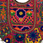 Boho Tassel Embroidered Tote Bag for Women