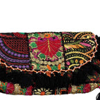 Multicolor Boho Embroidered Sling Purse for Women