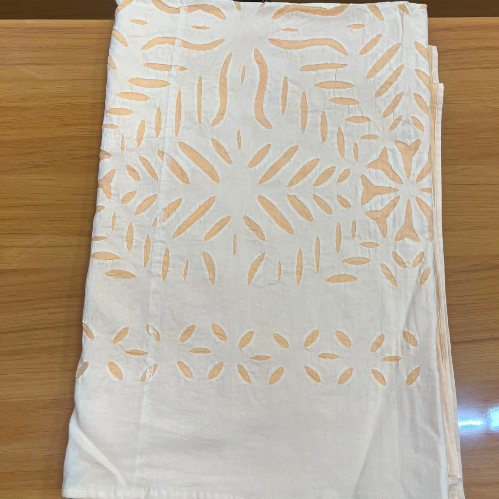 Beautifully Detailed Applique Single Bedsheet