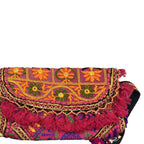 Multicolor Boho Embroidered Sling Purse for Women