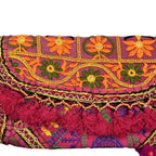 Multicolor Boho Embroidered Sling Purse for Women