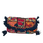 Multicolor Boho Embroidered Sling Purse for Women