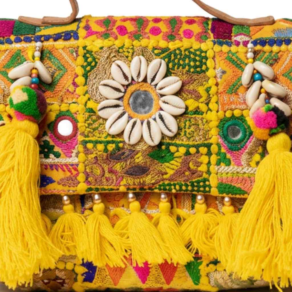 Gypsy Style Embroidered Banjara Bag