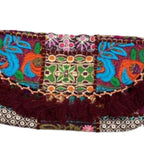 Multicolor Boho Embroidered Sling Purse for Women