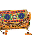 Multicolor Boho Embroidered Sling Purse for Women