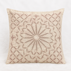 Detailed Applique Cutwork Cushion Cover for Home