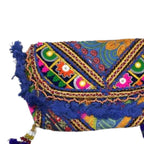 Multicolor Boho Embroidered Sling Purse for Women