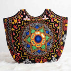 Geometric Motifs Embroidered Rajasthani Tote Bag