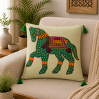 Heritage Horse Applique Cushion Cover