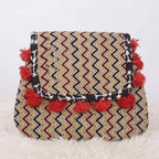 Indie Craft  Printed Ajrakh Sling Bag