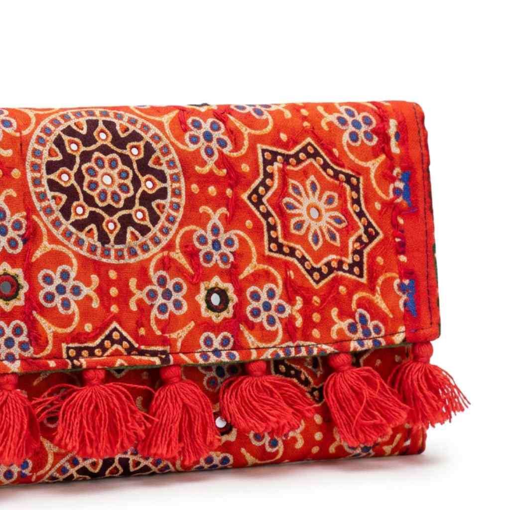 Ajrakh Print Wallet Purse