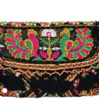 Boho Embroidered Sling Purse for Women