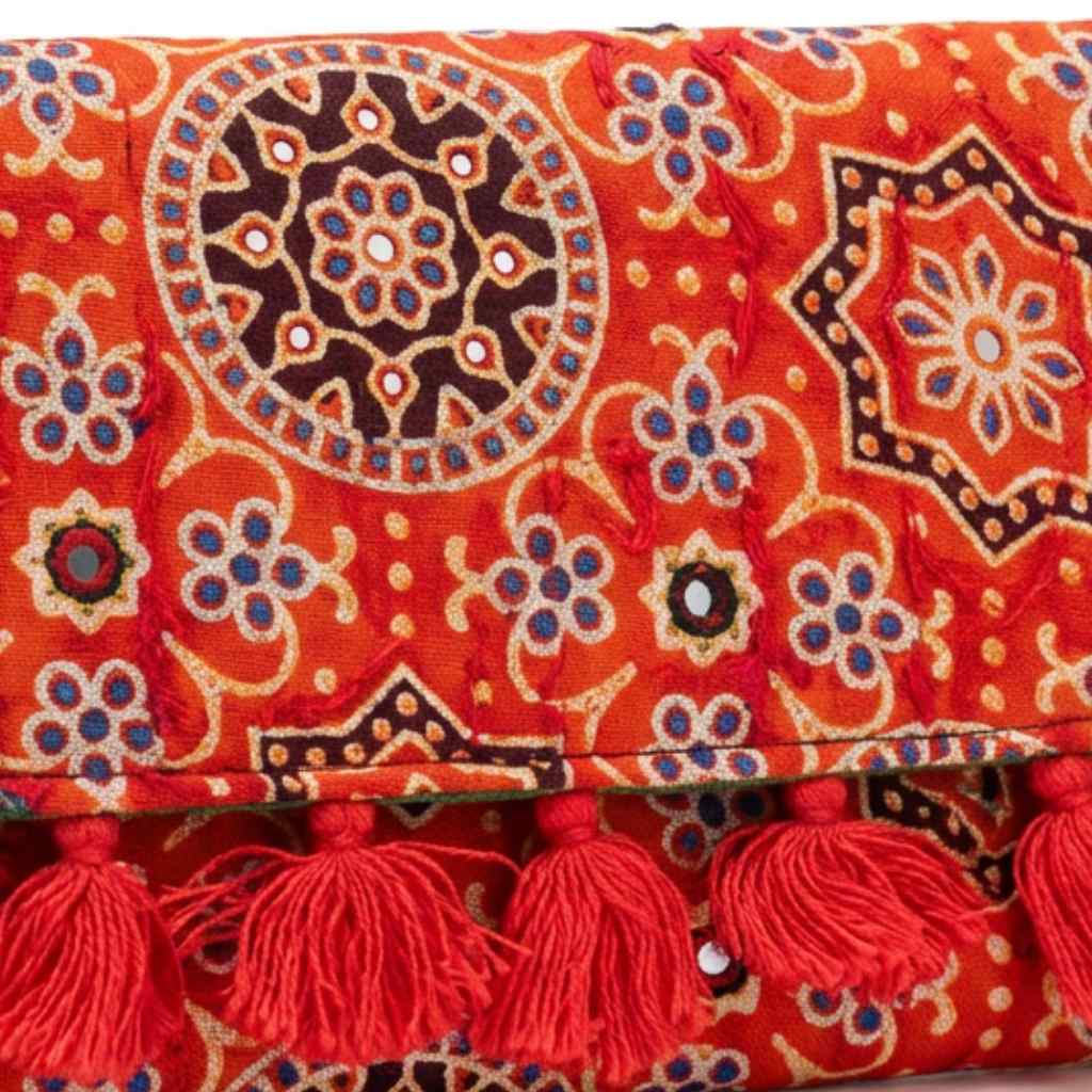 Ajrakh Print Wallet Purse