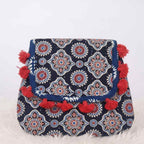 Indie Craft  Printed Ajrakh Sling Bag