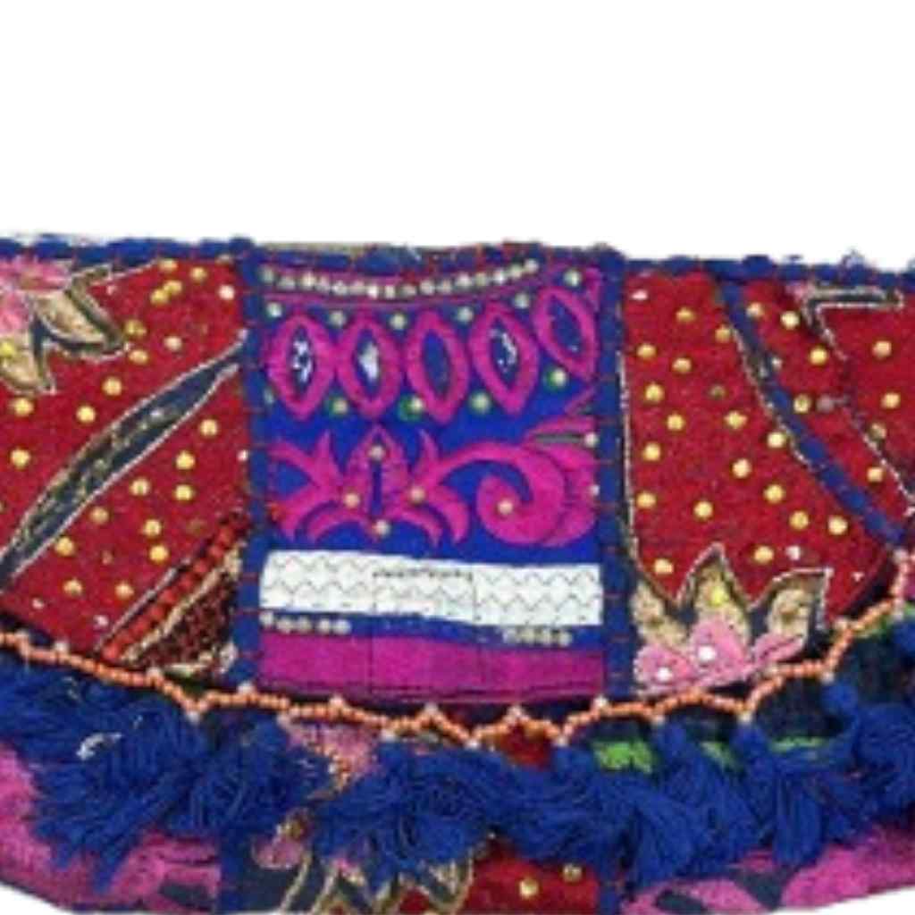 Boho Embroidered Sling Purse for Women