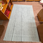 Artistic Applique Single Bedsheet for Home