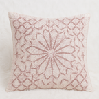 Detailed Applique Cutwork Cushion Cover for Home