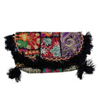 Boho Embroidered Sling Purse for Women