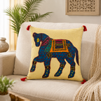 Heritage Horse Applique Cushion Cover