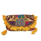 Boho Embroidered Sling Purse for Women