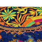 Boho Embroidered Sling Purse for Women