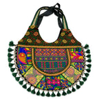 Wanderlust Tassel Embroidered  Tote Bag