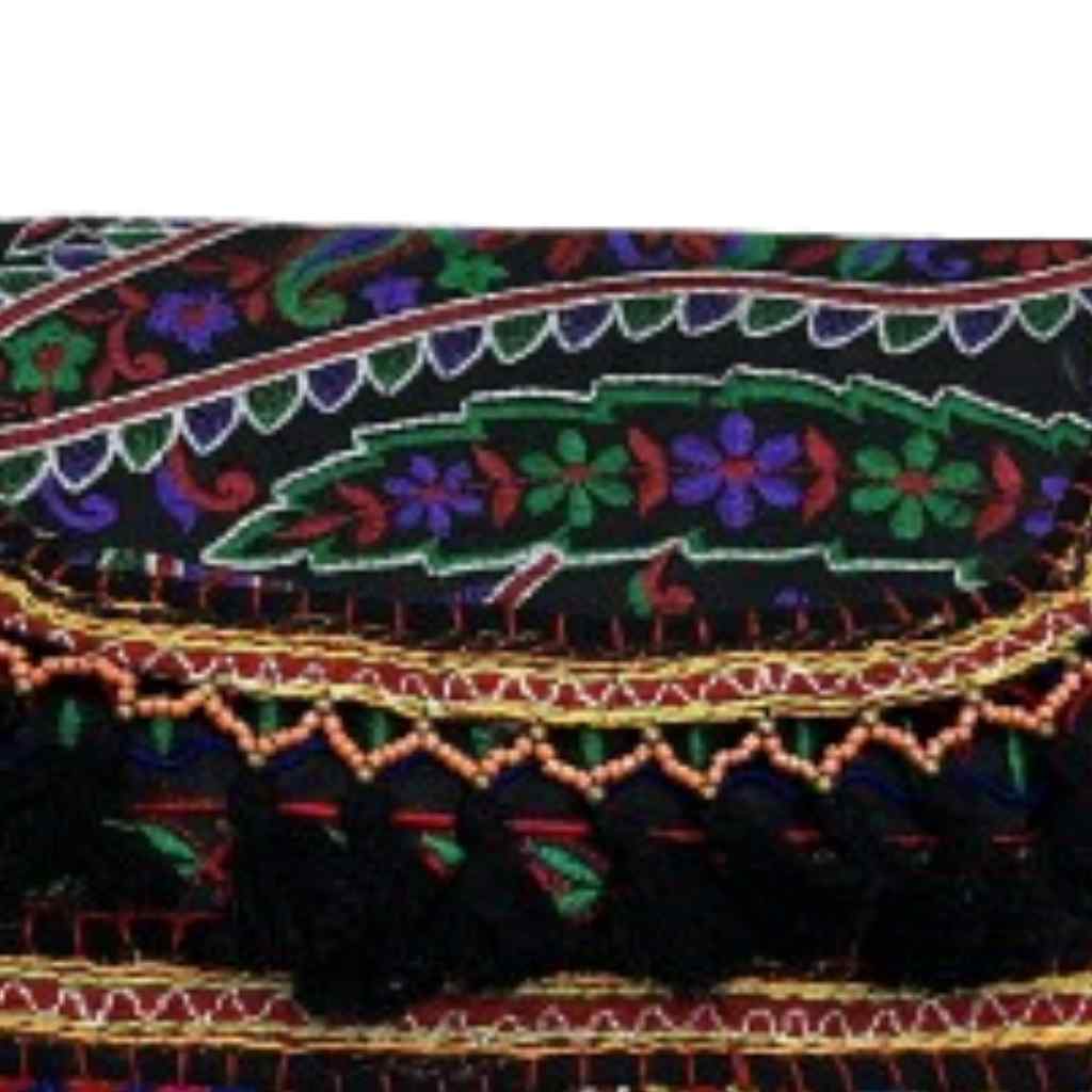 Boho Embroidered Sling Purse for Women