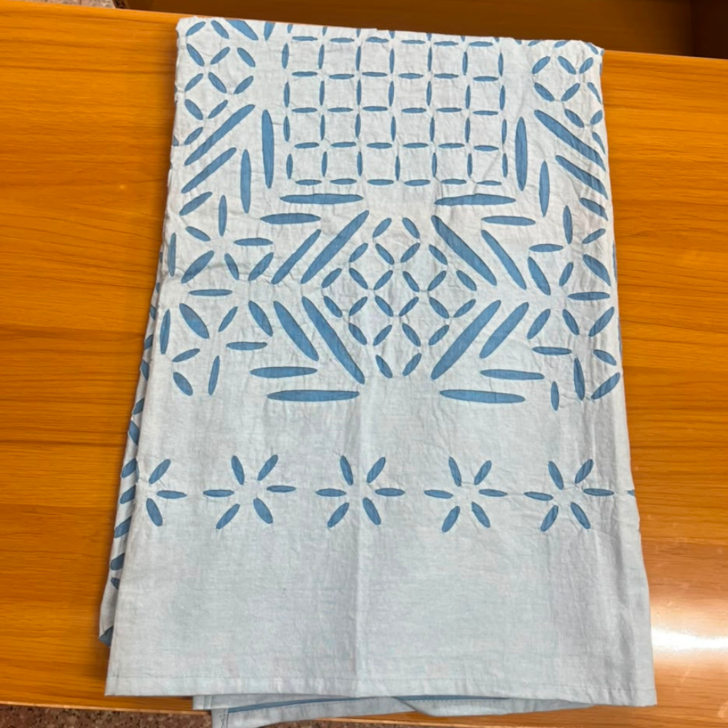 Artistic Applique Single Bedsheet for Home