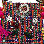 Colorful Boho Embroidered Sling Bag for Women