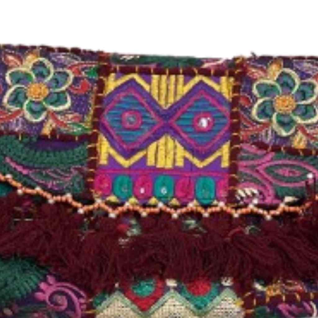 Nomad Banjara Embroidered Sling Purse