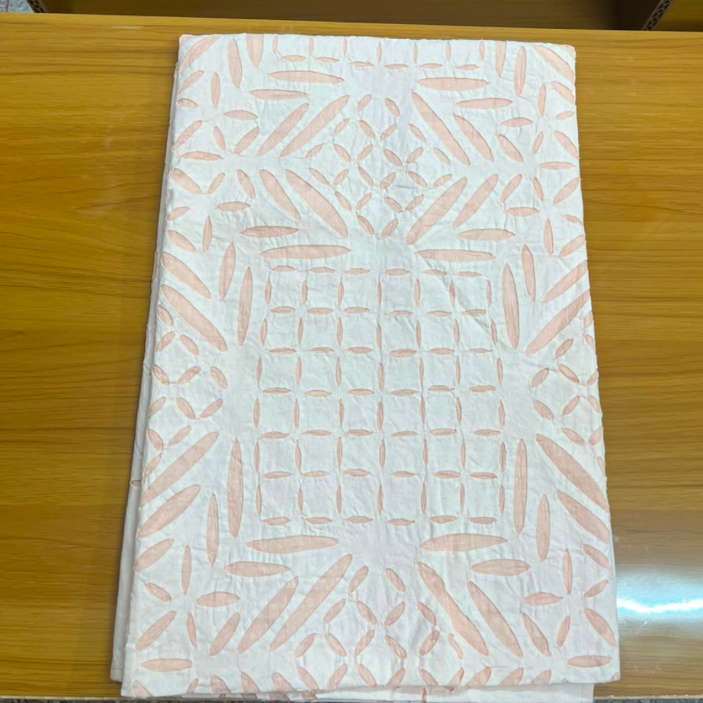 Artistic Applique Single Bedsheet for Home