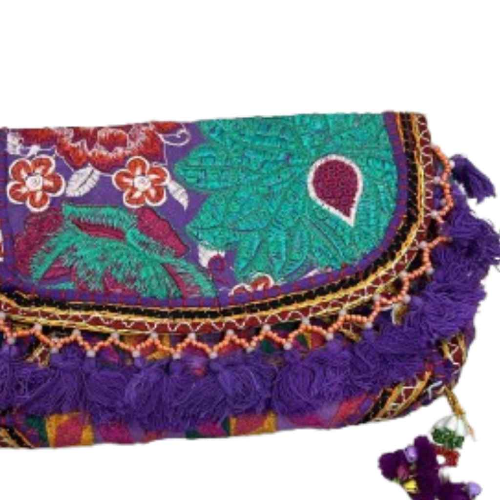 Nomad Banjara Embroidered Sling Purse