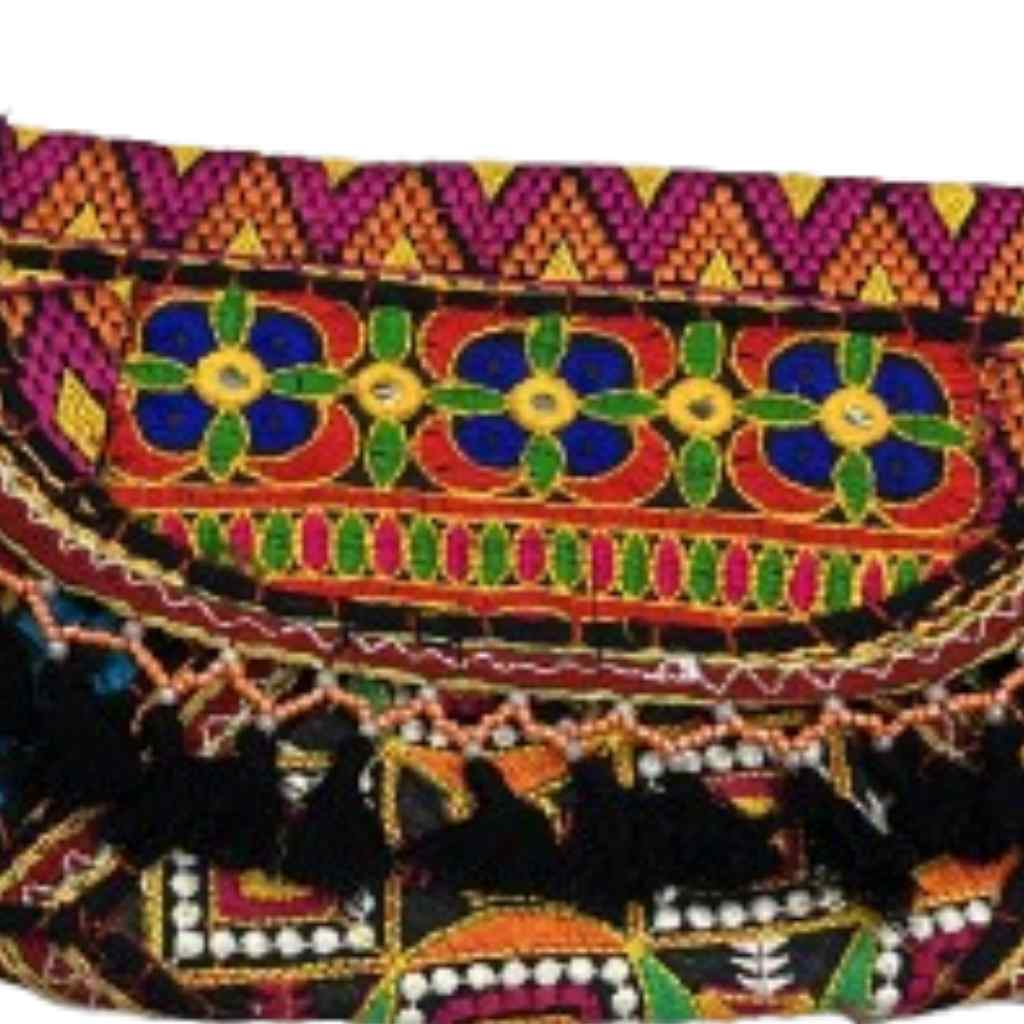 Nomad Banjara Embroidered Sling Purse