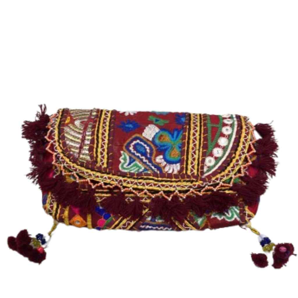 Nomad Banjara Embroidered Sling Purse