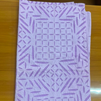 Artistic Applique Single Bedsheet for Home