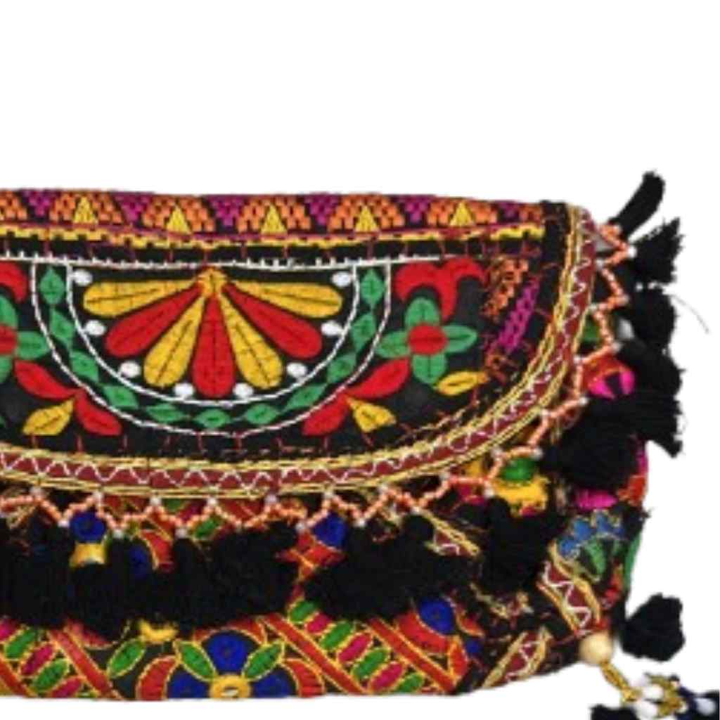 Nomad Banjara Embroidered Sling Purse