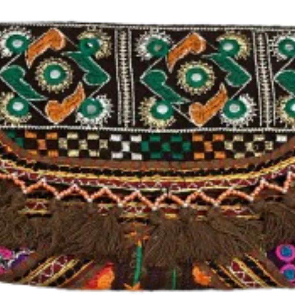 Nomad Banjara Embroidered Sling Purse