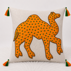 Traditional Indian Camel Applique Cushion Cover