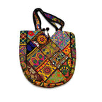 Colorful Bliss Cotton Bag with Detailed Embroidery Work