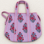 Printed Jaipuri Tote Bag | Animal and Floral Printed Rajasthani Bag
