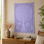 Tree of Life Cutwork Applique Wall Tapestry