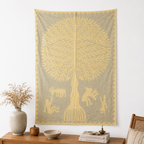 Tree of Life Cutwork Applique Wall Tapestry