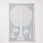 Tree of Life Cutwork Applique Wall Tapestry