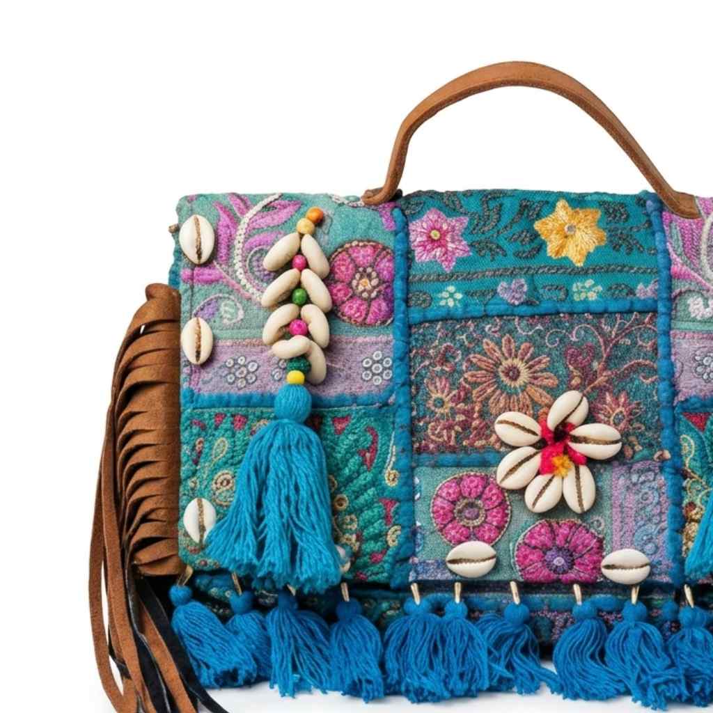 Fusion Bling Embroidered Banjara Handbag