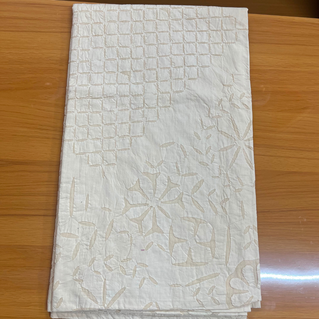 Artistic Applique Single Bedsheet for Home