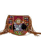 Fringe Play Embroidered Banjara Tote Bag