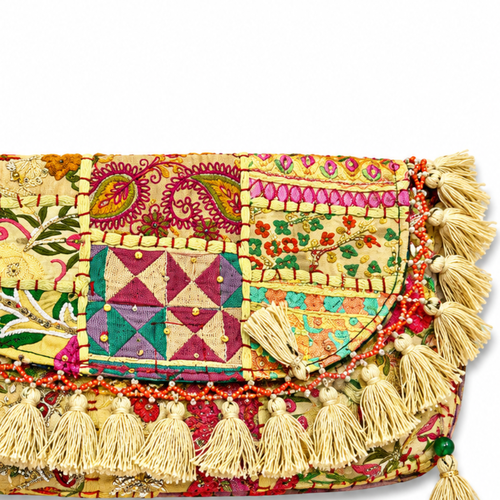 Vibrant Vibes Embroidered Sling Bag for Women