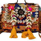 Festival Fringe Boho Embroidered Bag