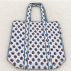 Printed Jaipuri Tote Bag | Animal and Floral Printed Rajasthani Bag