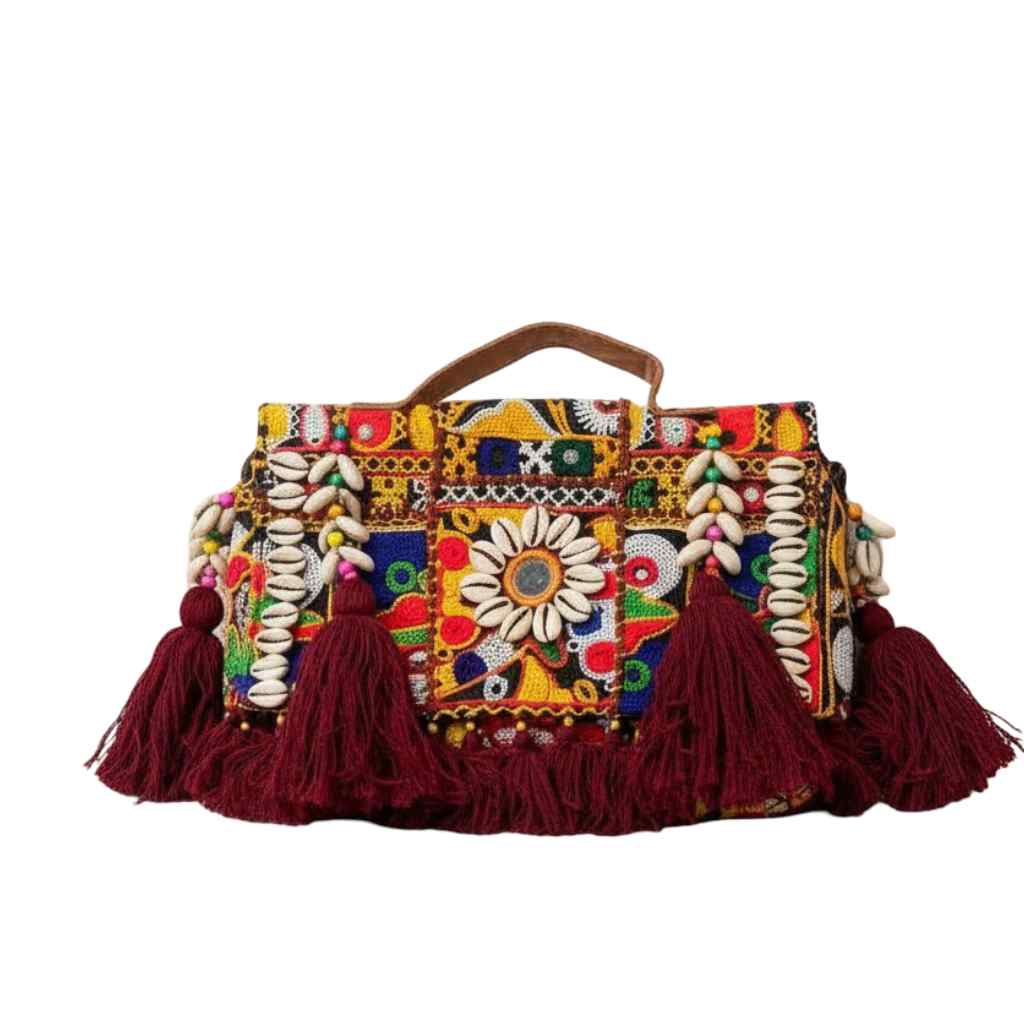 Tribal Charm Embroidered Banjara Bag for Women